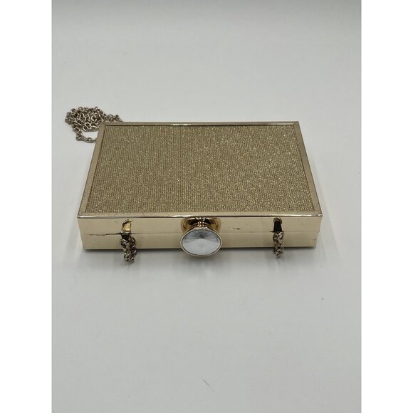 INC International Concepts Women's Clutch Metal Rose Gold - Silver Handbags - Picture 8 of 12